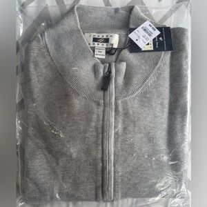 Joseph Abboud Pima Quarter Zip Sweater NWT